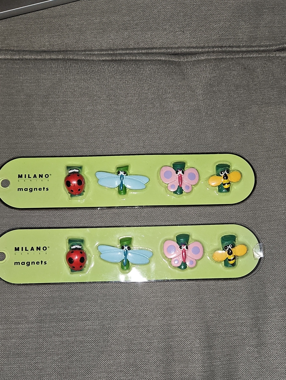 Vintage 2002 Milano Series Bugs Magnets 2 NIP Sets Linens 'n Things Y2K